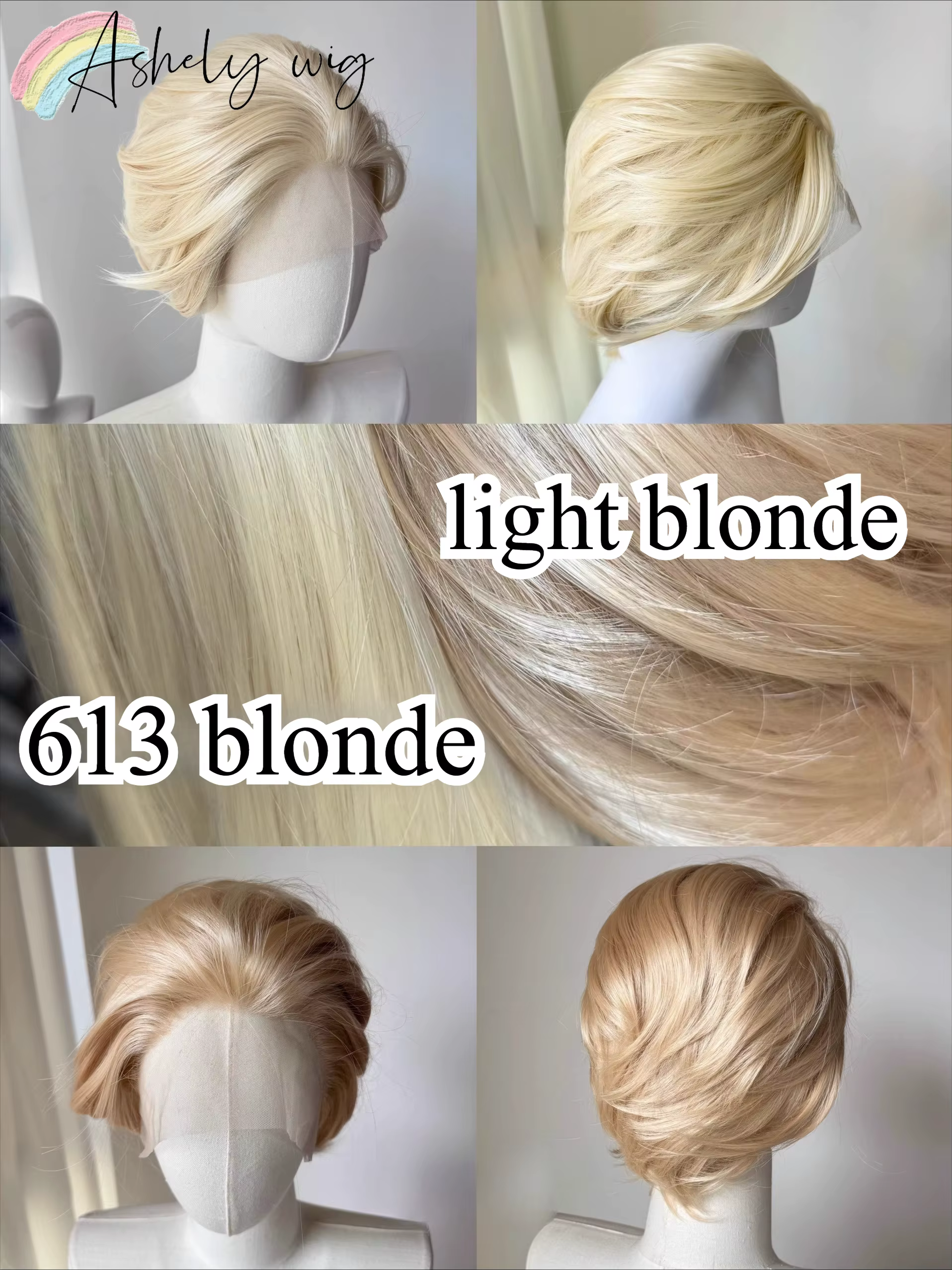 Perruque Lace Front Wig synthétique courte Blonde pour hommes, 13x4, cheveux de haute qualité, plusi