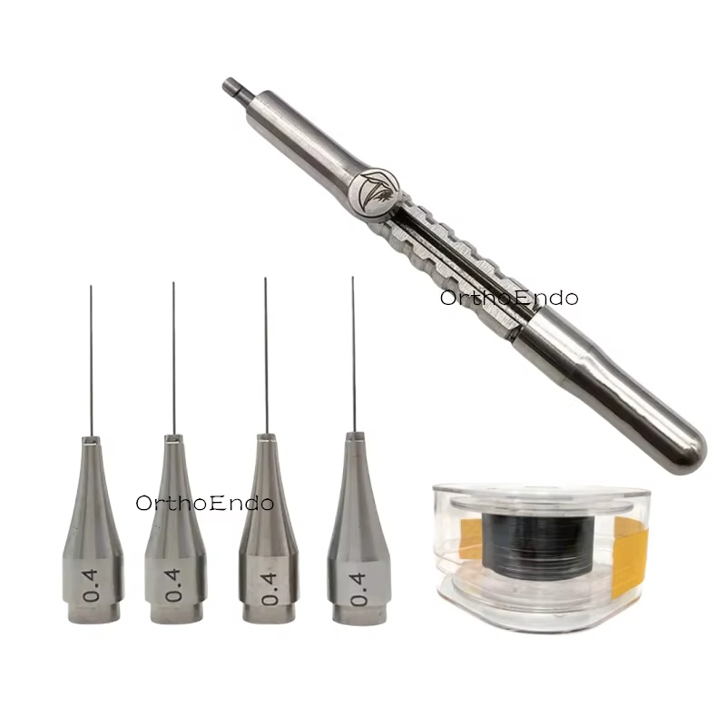 Kit d'extraction de fiches endodontiques cassées pour canaux radiculaires – Outil de restauration et