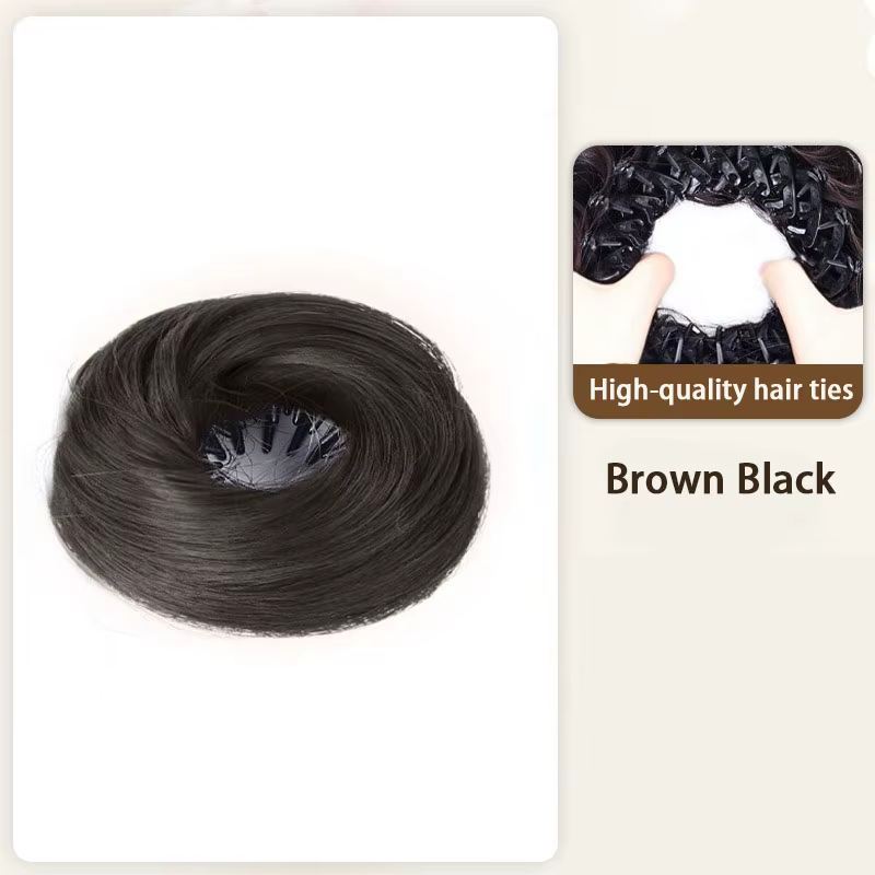 Chignon synthétique élastique pour femme, extension de chignon, coiffure facile à réaliser, volume n