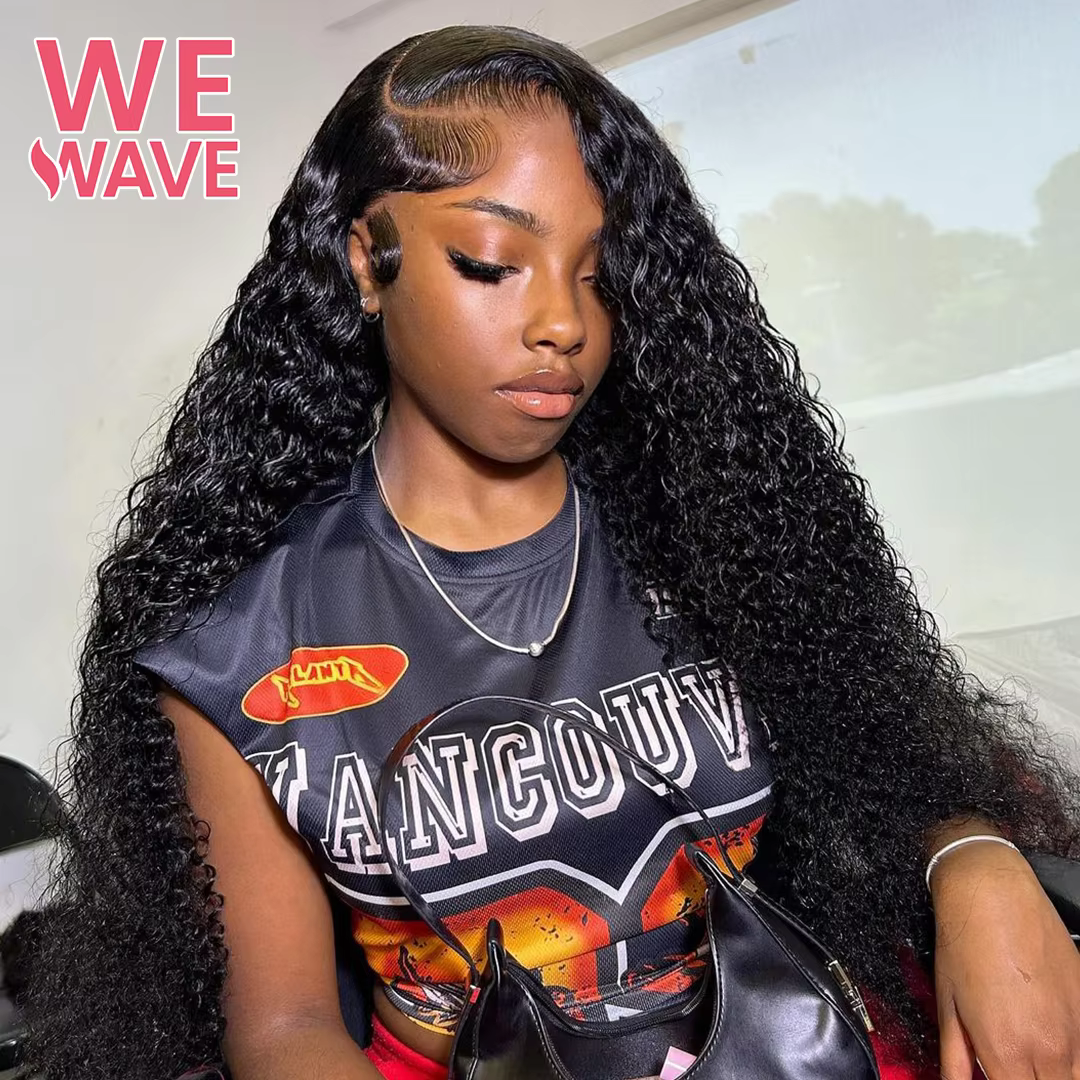 Perruque Lace Front Wig Brésilienne Naturelle Bouclée, Cheveux Humains, 13x6 HD, 13x4, 40 Pouces, Ha