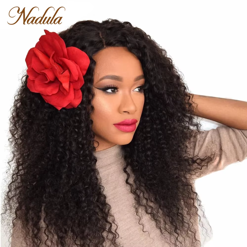 Nadula cheveux 4 pièces/lot cheveux bouclés brésiliens paquets 100% Extensions de cheveux humains 8-