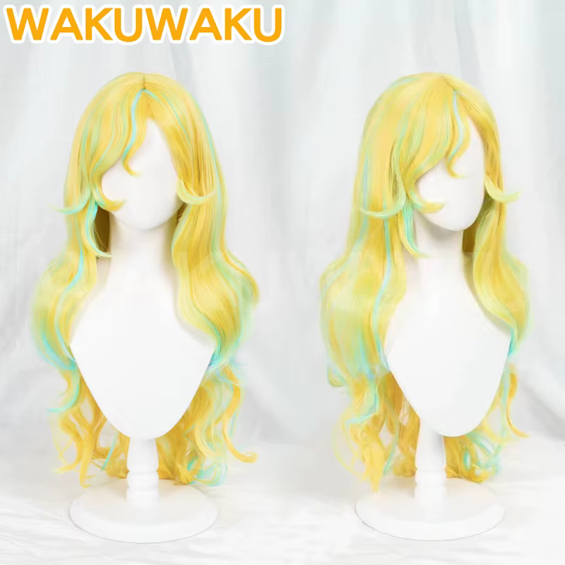 EN STOCK Lagoona bleu perruque Anime Cosplay perruque WakuWaku Lagoona bleu Cosplay femmes mignon lo