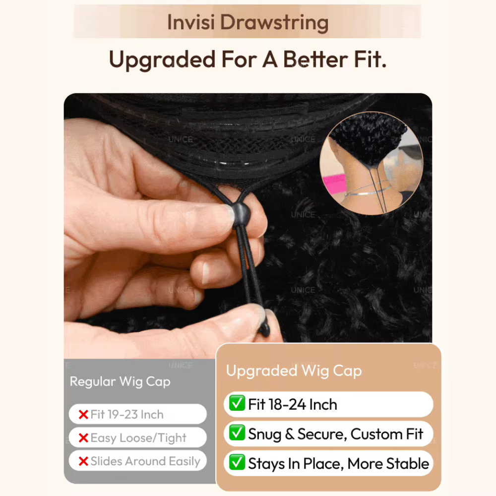 UNice 7x5 Bye Bye Slip ™ Balayage mettre en évidence la perruque sans colle de cheveux humains de