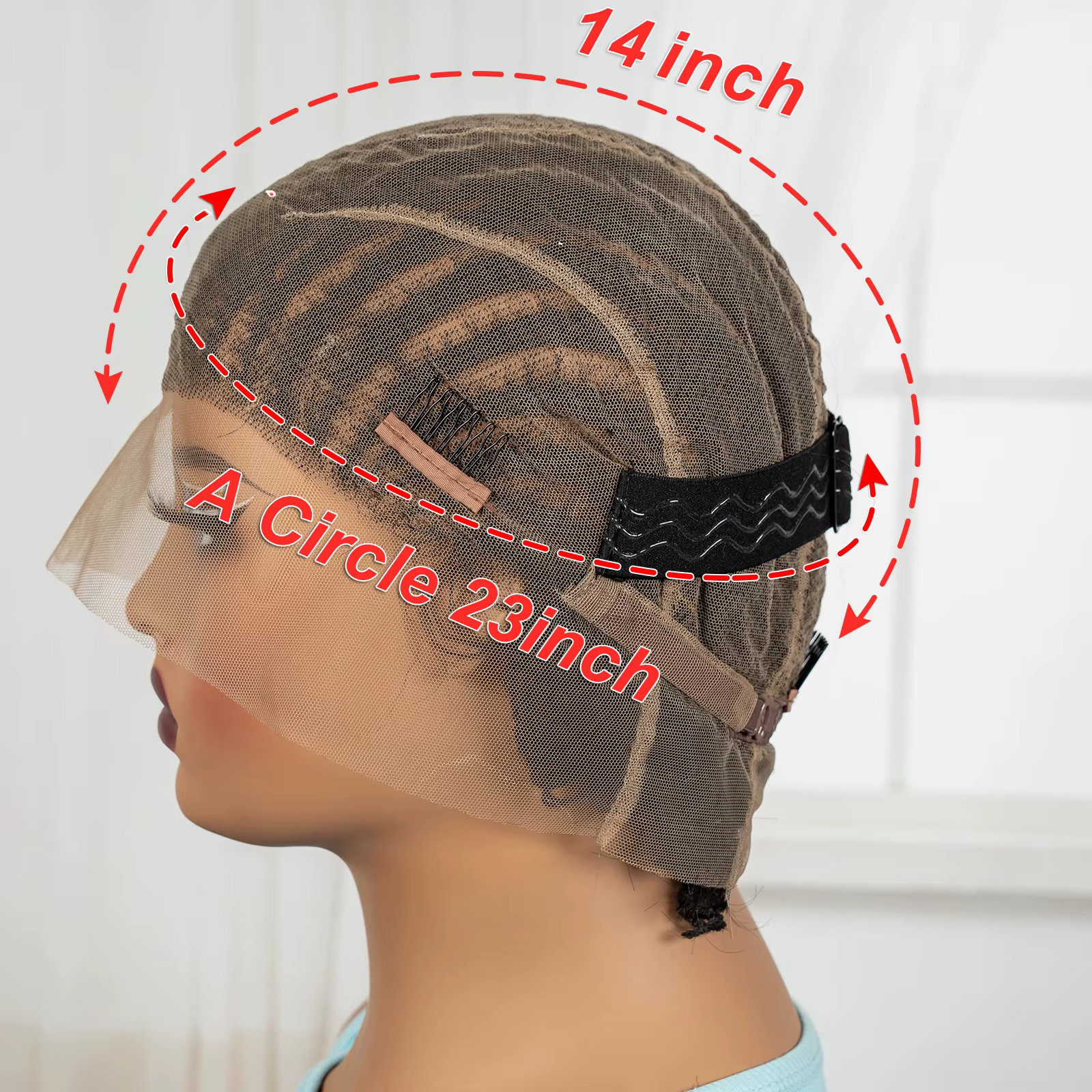 Perruques Bob tressées courtes Cornrow, perruque synthétique pleine dentelle tressée avec cheveux de