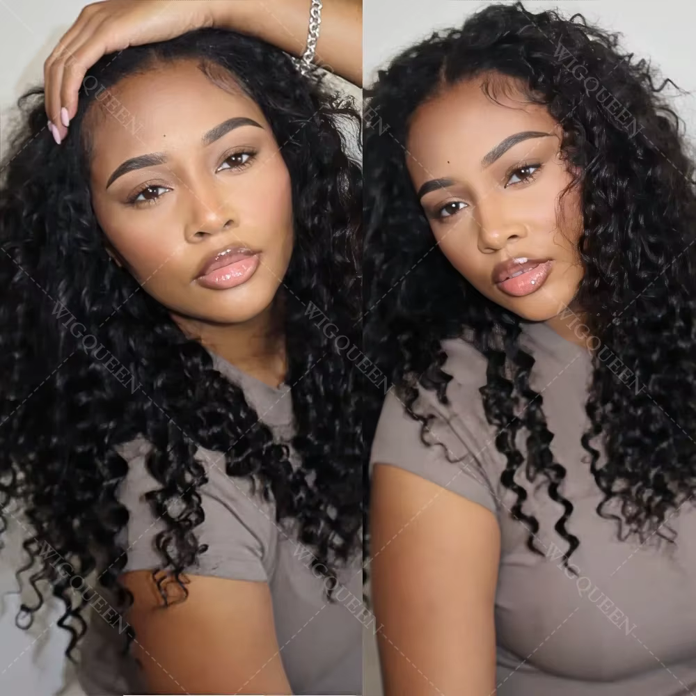 12A sans noeud pré-séparé vague profonde plume Crochet cheveux humains 100% Extensions de cheveux ré