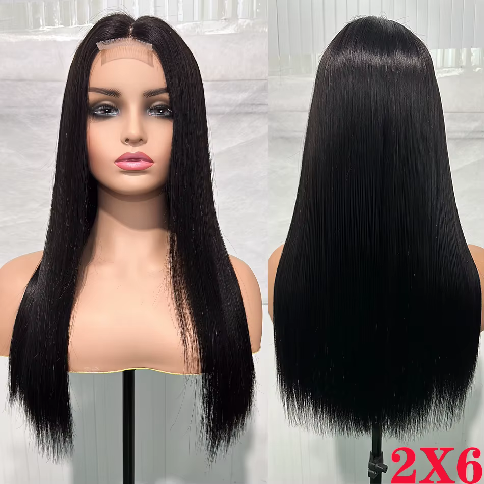 Sophia-Perruques de cheveux humains vierges droites, Super Double proximité Wn, Wear matchs Go, Chev