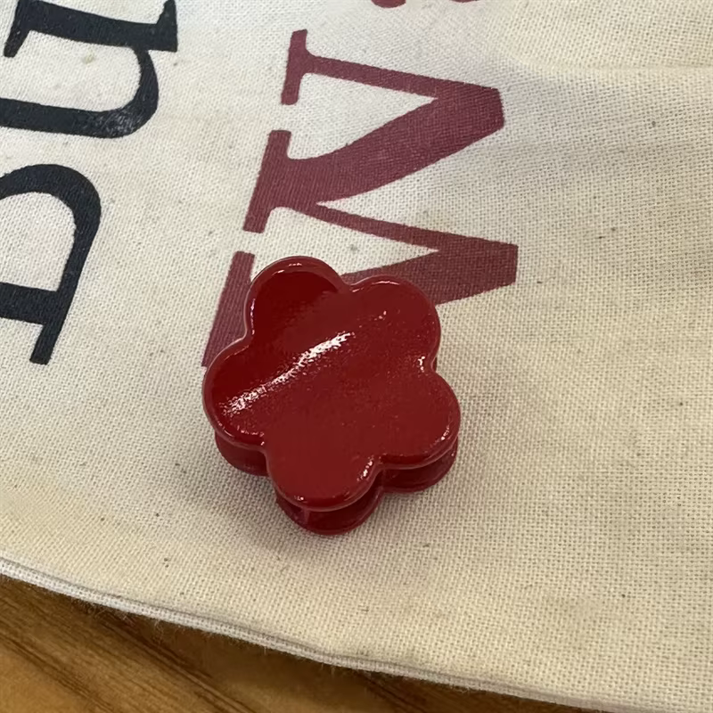 Pinces à cheveux rouges pour femmes, mini-pinces latérales, pinces bec de canard, pinces à cheveux s