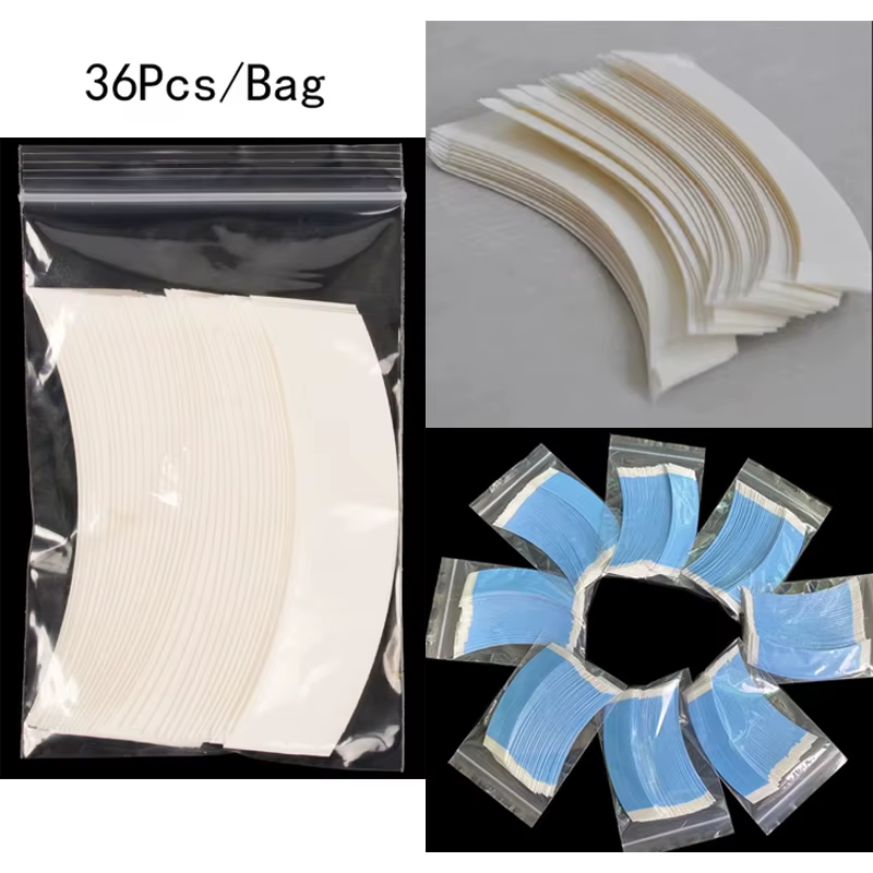 36 pièces/1 sac Lot fort Super fixe système de cheveux ruban adhésif Super fort ruban adhésif perruq