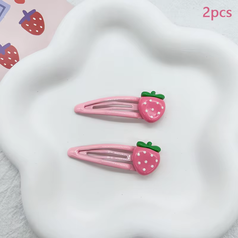 Pinces à cheveux pour filles, pinces à pression BB, accessoires pour cheveux, 2 pièces, pinces à che