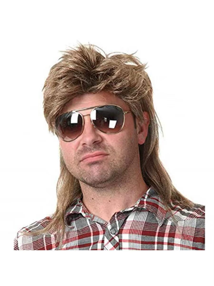 1 perruque unisexe costume des années 80 accessoire de fête fantaisie perruque Cosplay