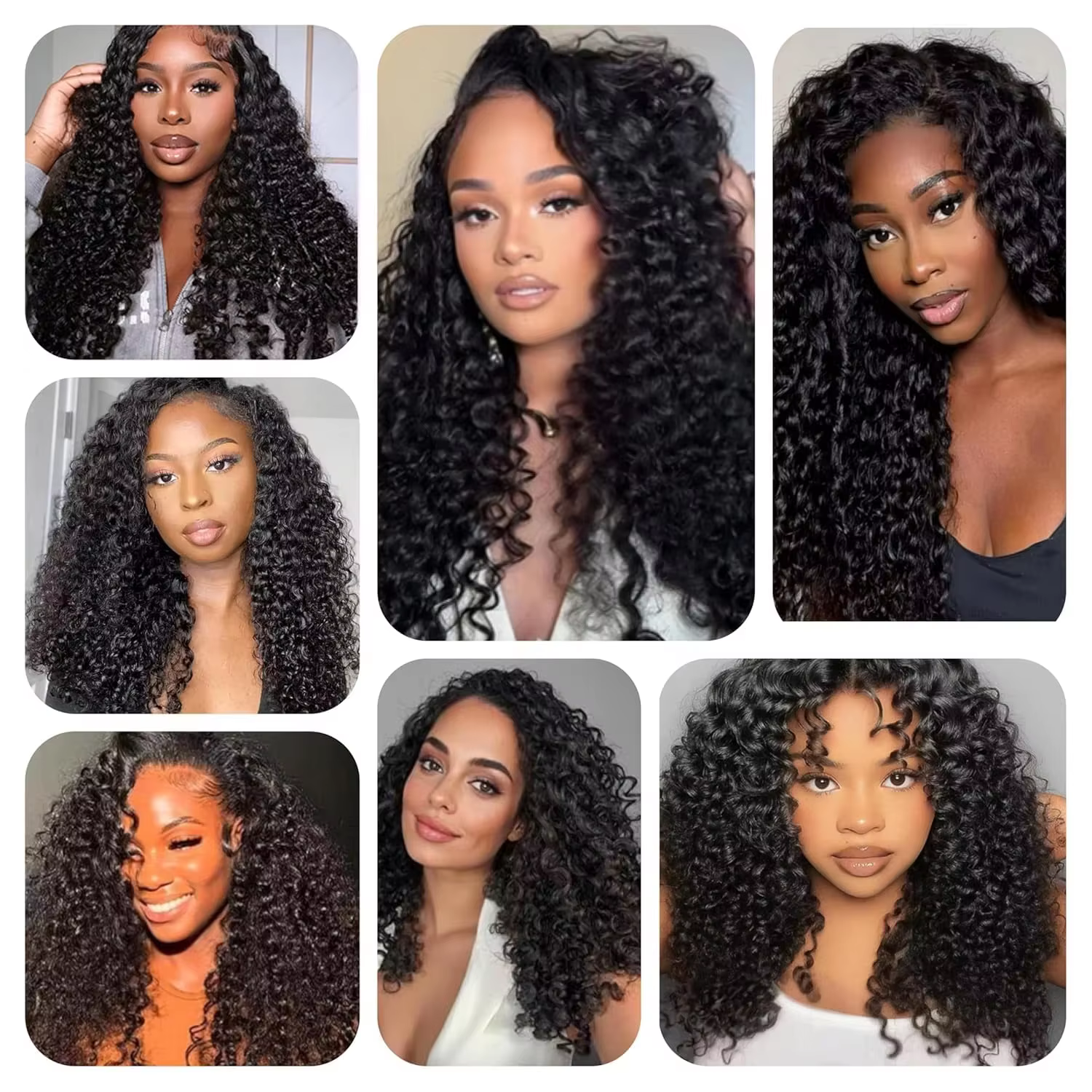 Extensions de cheveux humains 100% naturels, couleur blond miel, crochetées, réutilisables, sans nœu