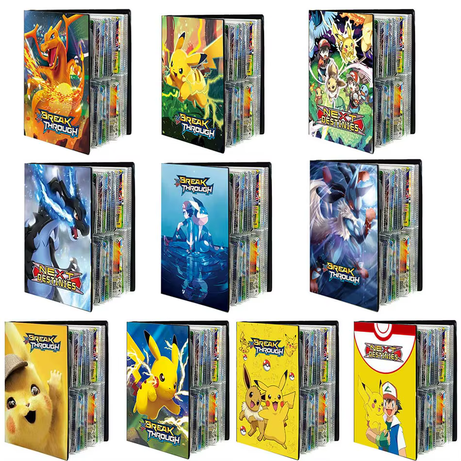 Album de cartes Pokémon 2027@@@ – Livre de collection pour 240 cartes – Nouveau modèle créatif – Cla