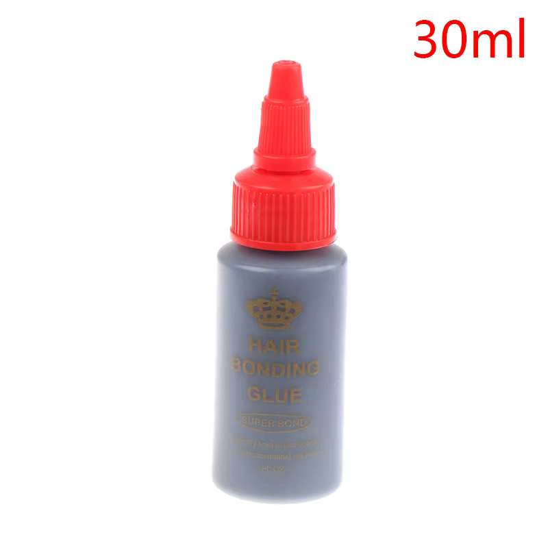 Colle à tisser professionnelle noire pour extension de cheveux, 1oz/2oz
