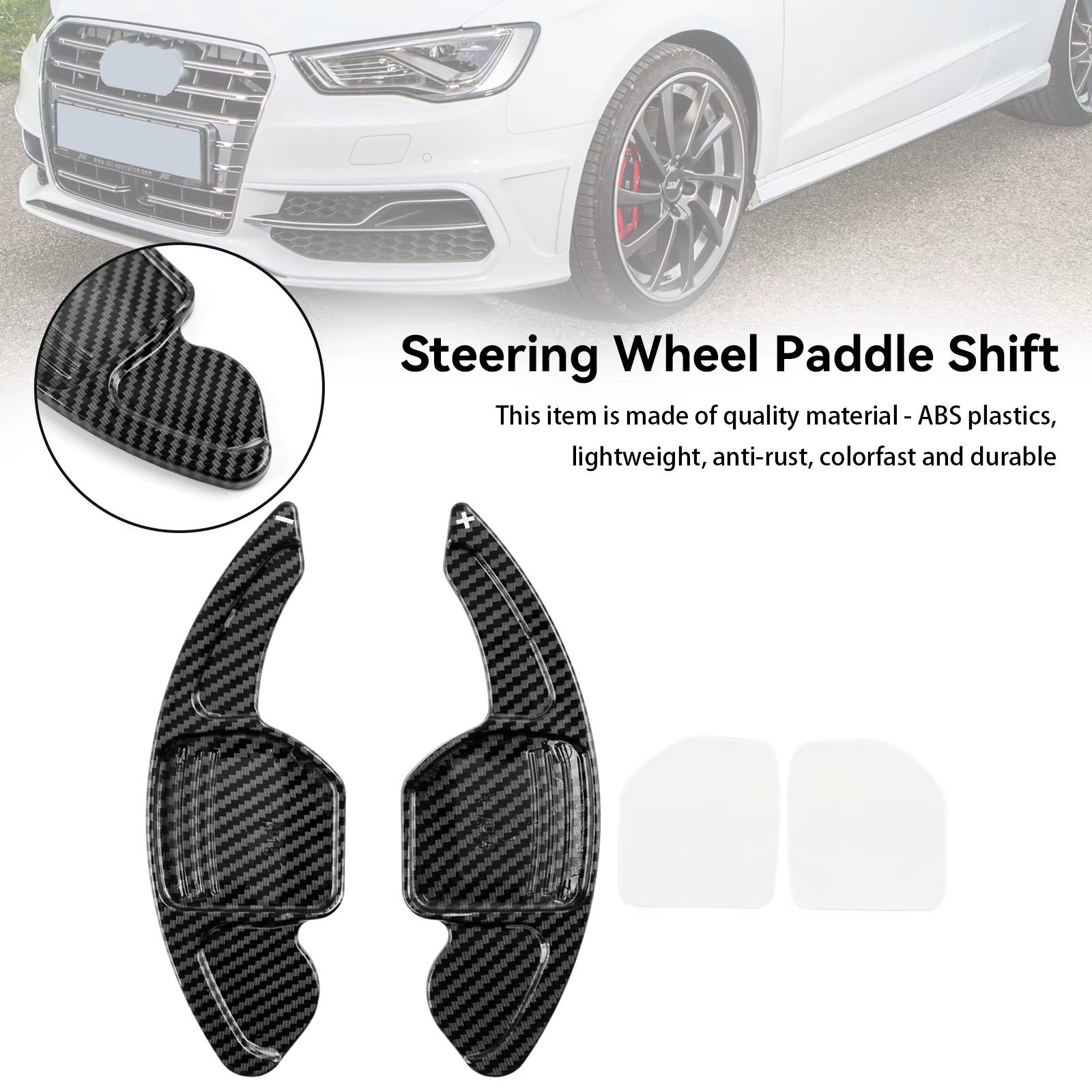 Artudatech – Extension de levier de vitesse au volant, adaptée à Audi A3 A4 A5 A6 A7 A8 Q5 Q7