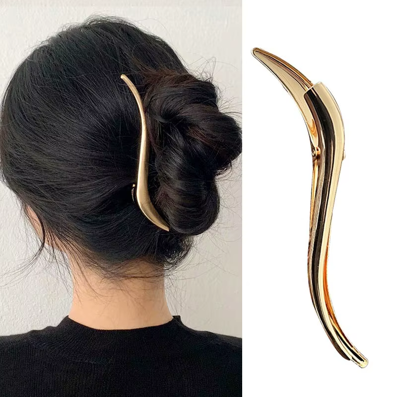 Pinces à cheveux en métal gothique pour femmes, pinces à cheveux punk, pinces à requin d'araignée no