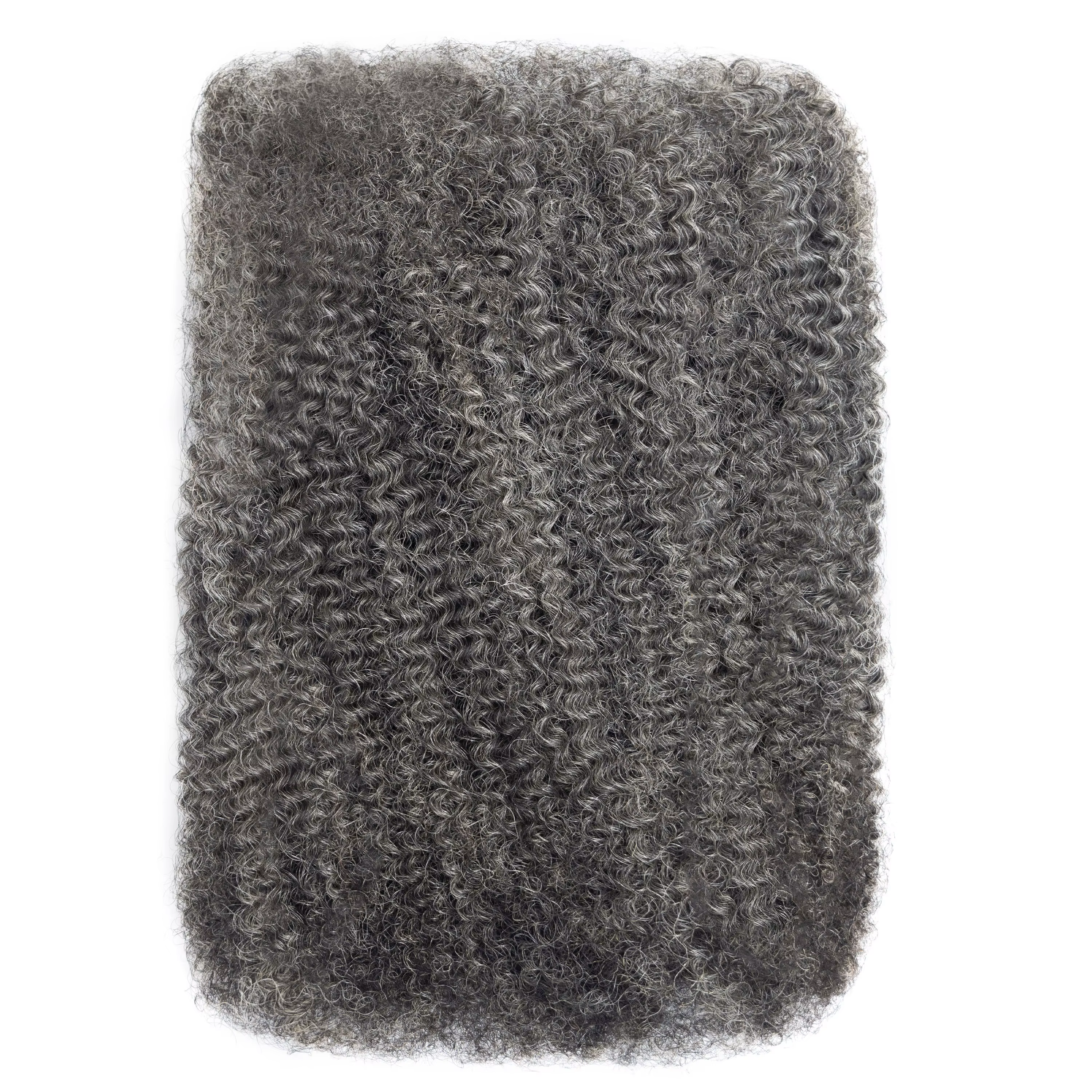Anna 50g # Salt & Pepper 100% cheveux humains non transformés Afro crépus pré-étirés Extensions de c