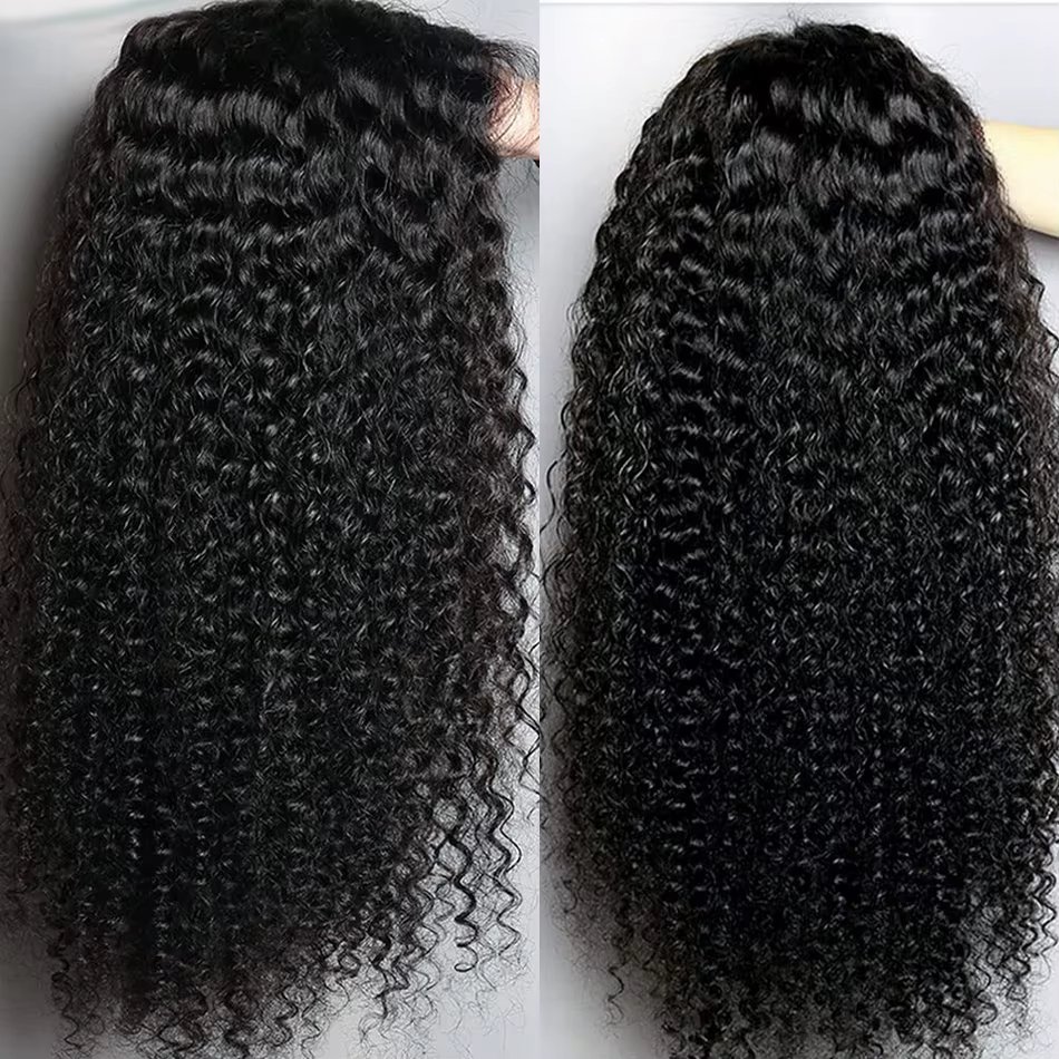 Wiggogo 250 densité 30 pouces vague profonde frontale perruque Hd dentelle perruque 13X6 cheveux hum