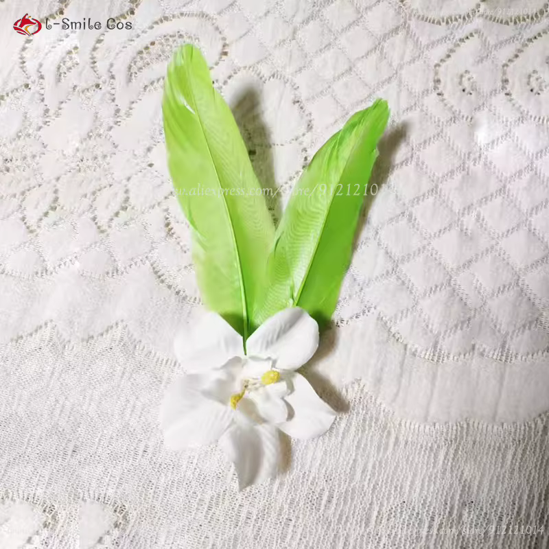 Nouveau Venti Cosplay perruque Barbatos Venti 42 cm court bleu dégradé résistant à la chaleur cheveu
