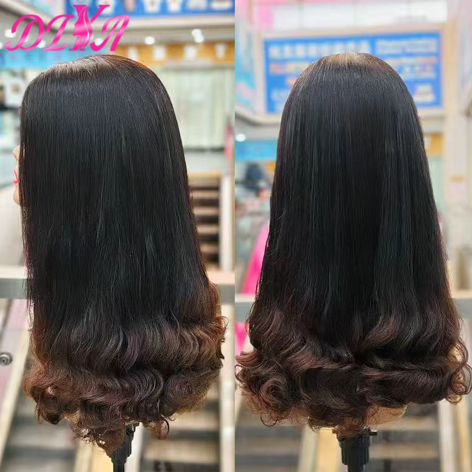2x6 HD dentelle fermeture perruque de cheveux humains avec extrémités bouclées cheveux vierges crus