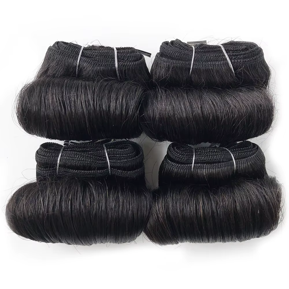 Tissage en lot brésilien 100% naturel bouclé, Extension de cheveux courts, blond 1B 30 99J 27, 5 5 6