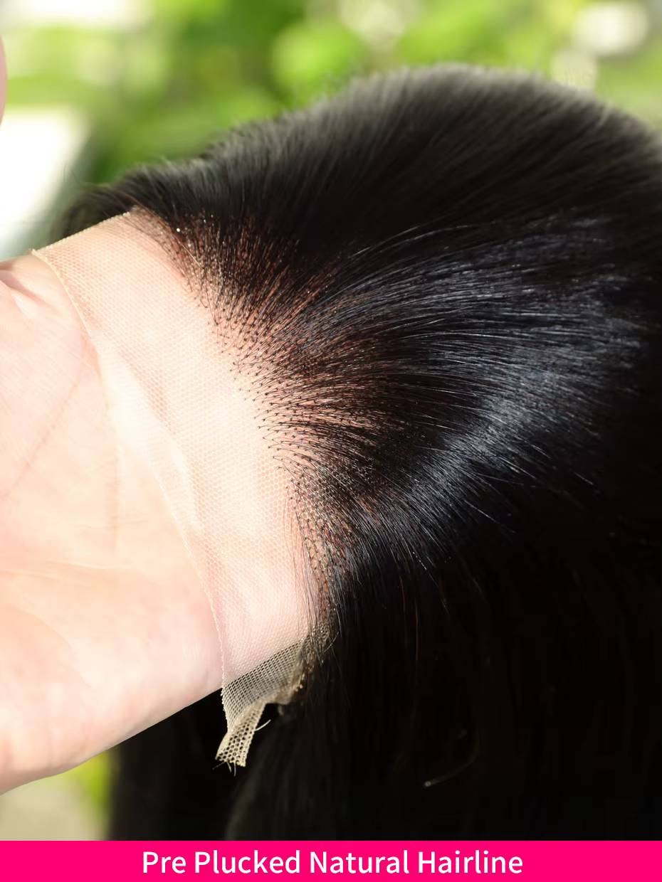 Perruque sans colle 5x5 15A SDD Full Bob en cheveux humains, prête à porter, densité 250, origine vi