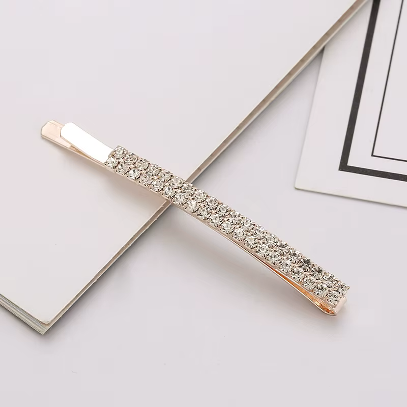 Pince à cheveux latérale en strass, mignonne, chic, bohème, unique pour femme, accessoire de coiffur