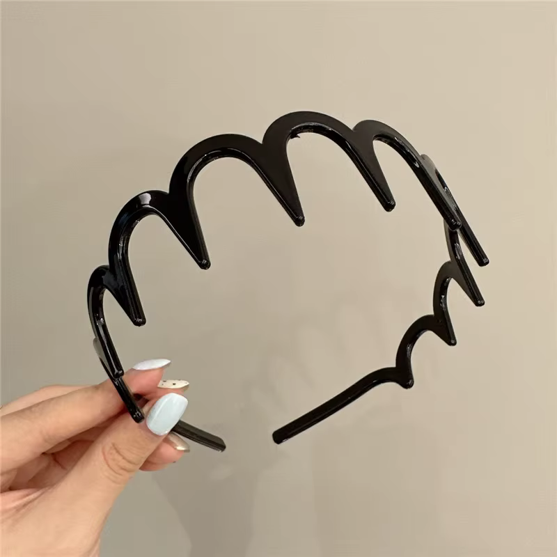 Femmes coréennes peigne à cheveux bandeau en plastique U forme cerceaux de cheveux dents fixes antid