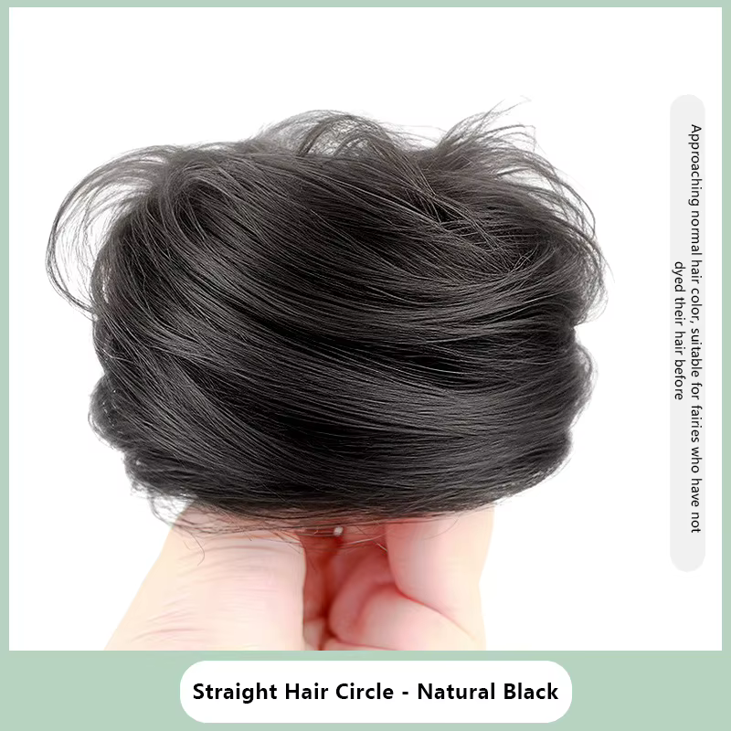 Chignon synthétique lisse à clipser, extension de cheveux en queue de cheval, postiche pour femme