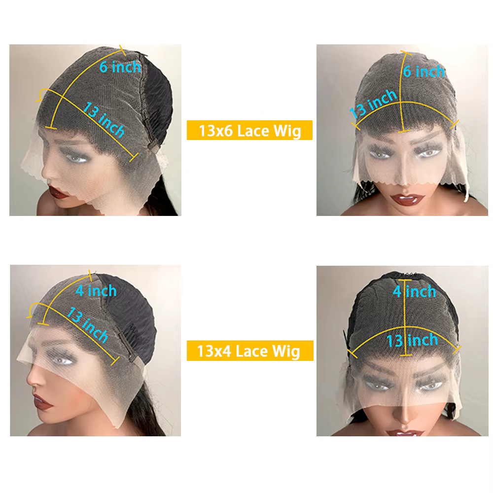 13x4 os droit perruques de cheveux humains 13x6 Hd dentelle frontale cheveux 40 pouces droite dentel