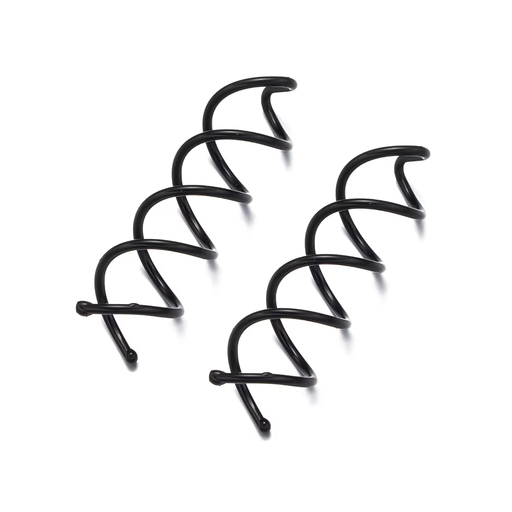 Épingle à cheveux en spirale en métal, 10 pièces/lot, Clip rotatif pour bricolage, Barrette torsadée