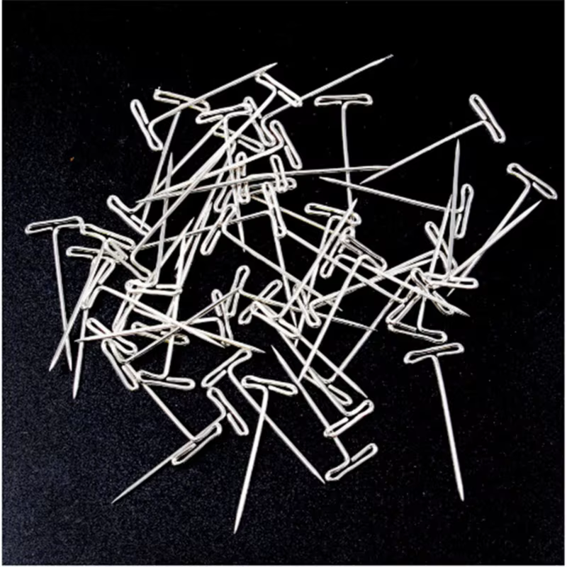 TANT-Pins en acier inoxydable pour perruque, épingles en T grossières, épingles en T exécutives pour