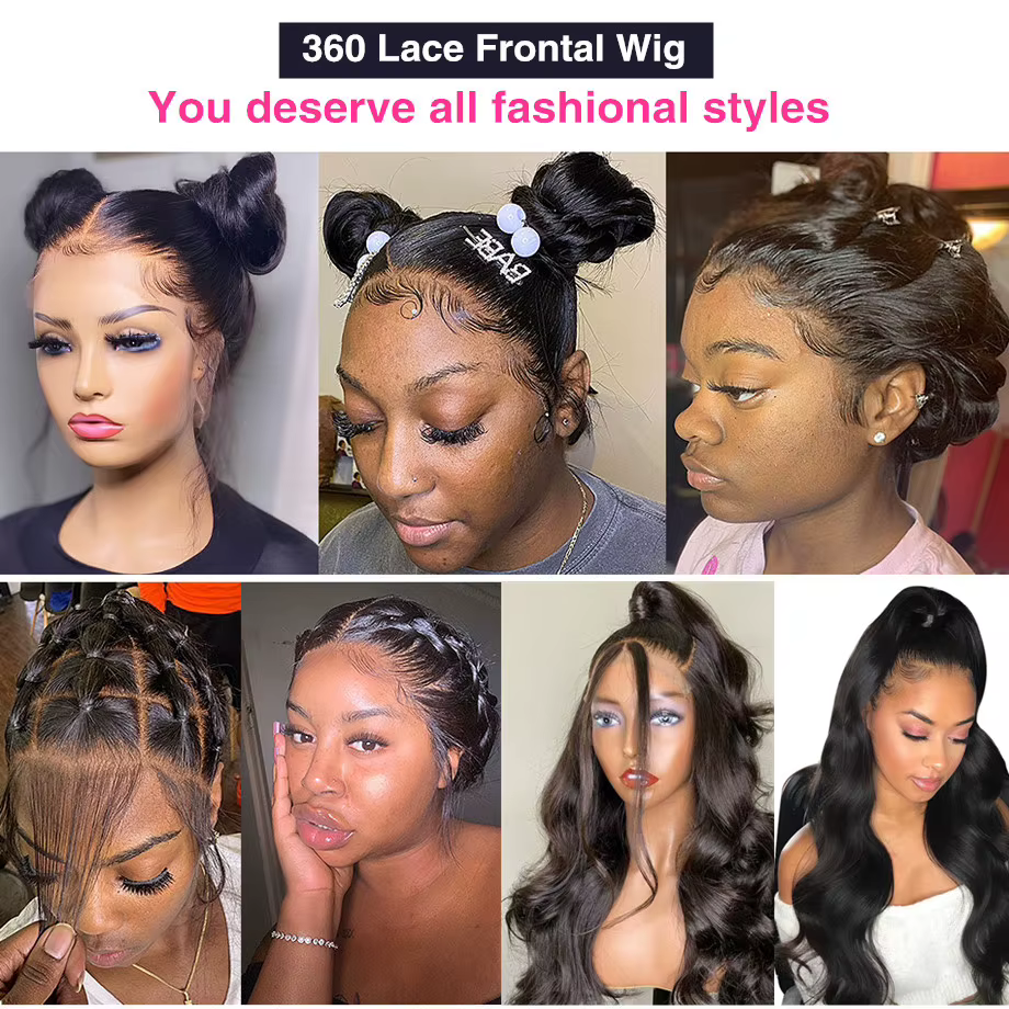 Perruque Lace Closure Wig Body Wave Naturelle Transparente, Cheveux Humains, 13x4, 13x6, 30, 32, 34,