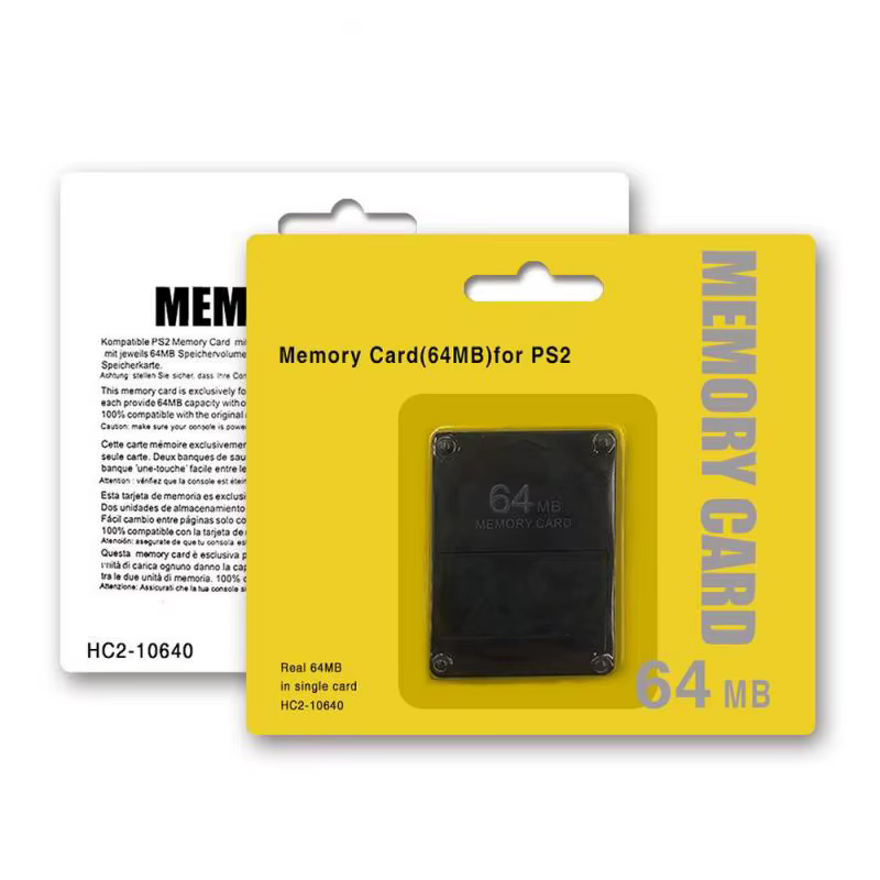 Carte mémoire Premium 64 Mo 128 Mo 256 Mo pour Sony Playstation 2 PS2 Expansion