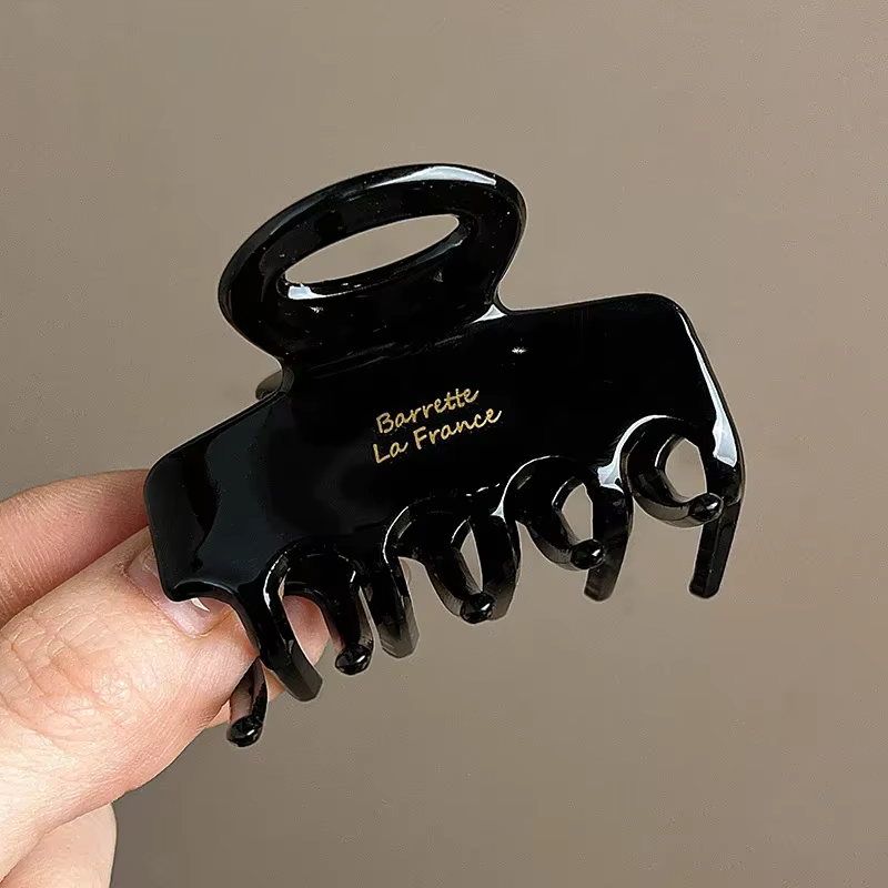 Pinces à cheveux élégantes en acétate pour femmes, taille moyenne, style requin, accessoires capilla