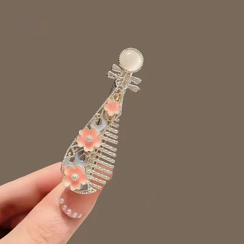 Pince à cheveux Pipa, nouvelle pince latérale de style chinois pour franges, pince à cheveux créativ