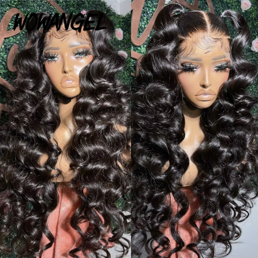 Perruque Full Lace Wig Loose Wave 250% HD – Wow Angel, perruques Full Lace Frontal Wig, peau fondue,