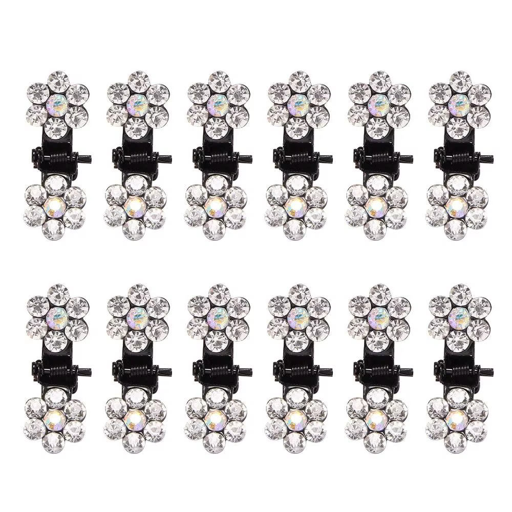 Mini pince à cheveux en cristal pour filles, pince à griffes mignonne, vêtements de sauna, outils de