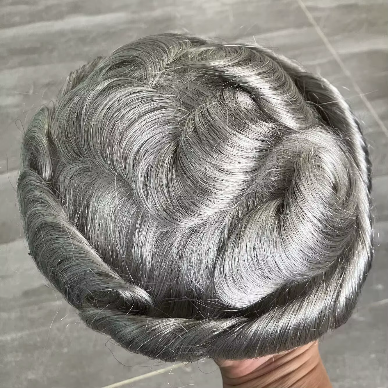 100% européenne prothèse de cheveux humains homme perruque super épaisseur peau 0.04mm pu hommes tou
