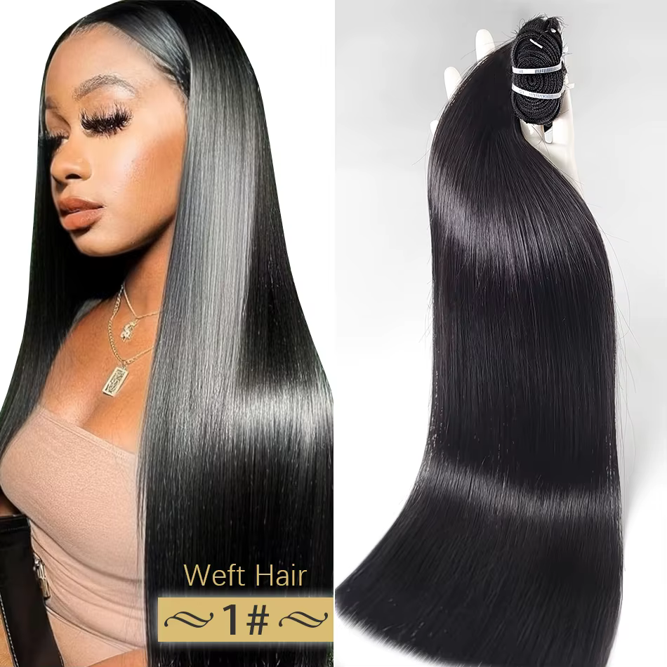 Extensions de cheveux humains lisses Remy européens, mèches de 18 à 30 pouces, blond naturel bouclé,