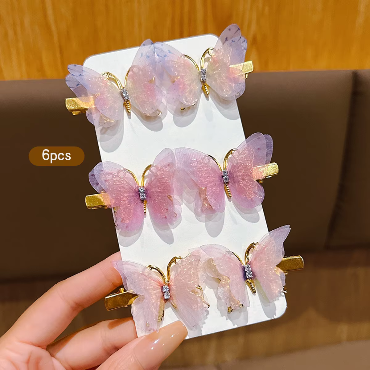 12 pinces à cheveux papillon vent doux pinces à cheveux mignonnes adaptées à un usage quotidien acce