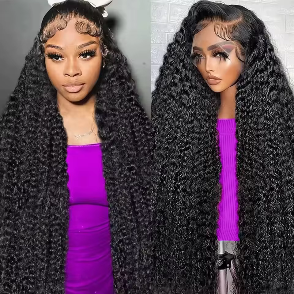40 pouces eau vague profonde 13x4 13x6 Hd dentelle frontale perruques cheveux humains 360 Transparen