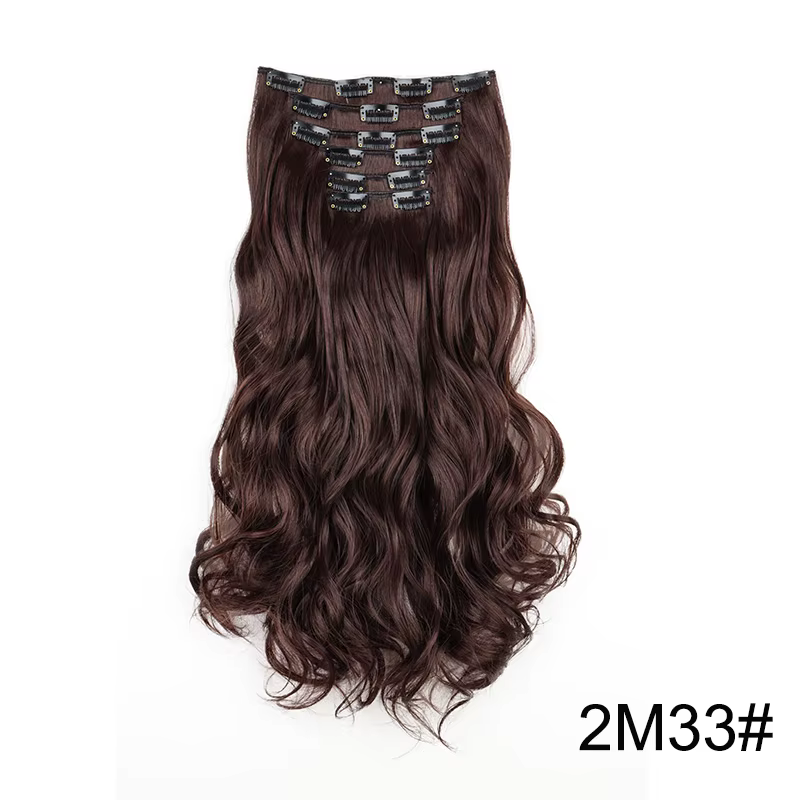 WIGSIN 24 pouces synthétique longue ondulée bouclés Extensions de cheveux postiches accessoires de c