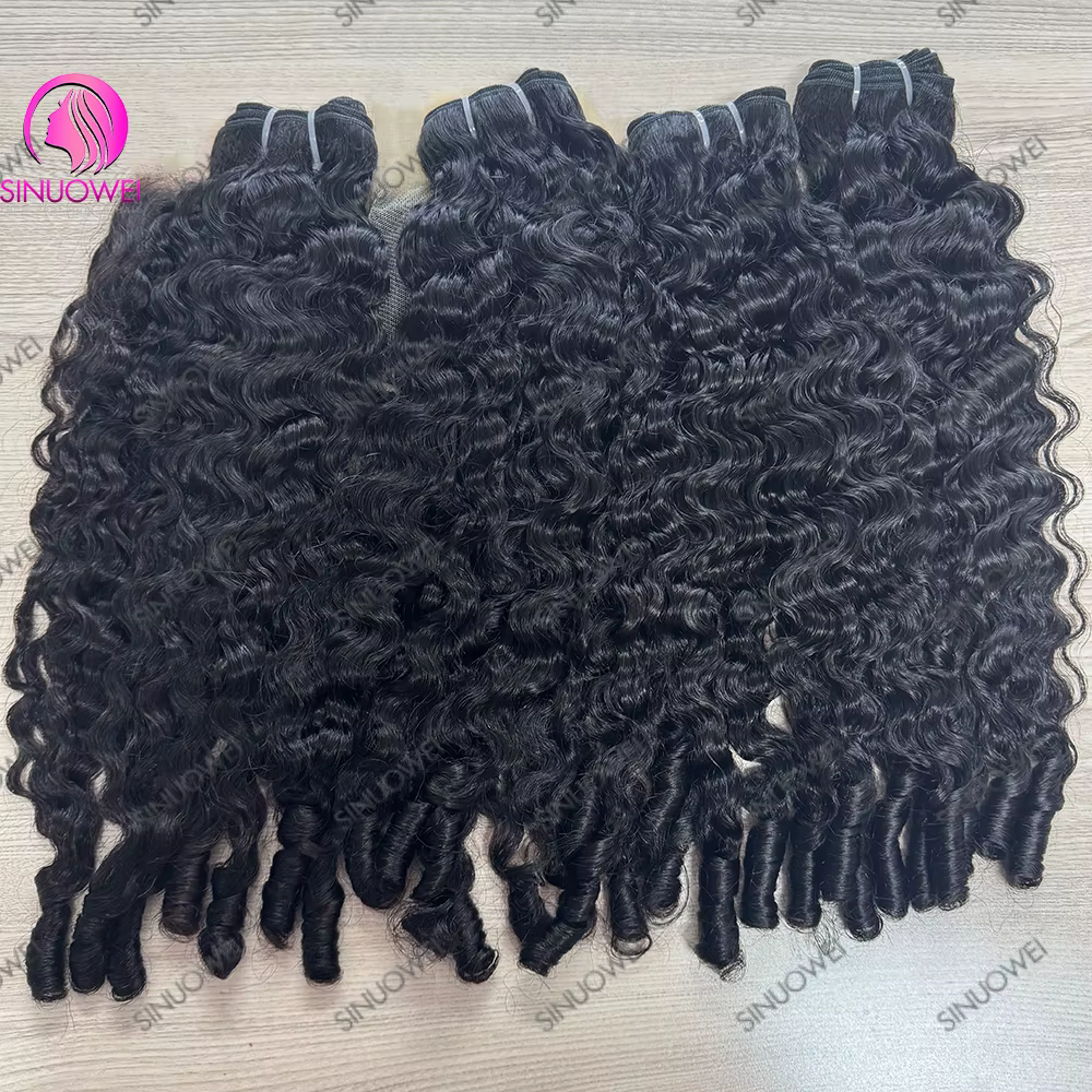 Lots de cheveux bouclés birmans 12A, cheveux humains vierges bruts, 100 % non traités, extensions de
