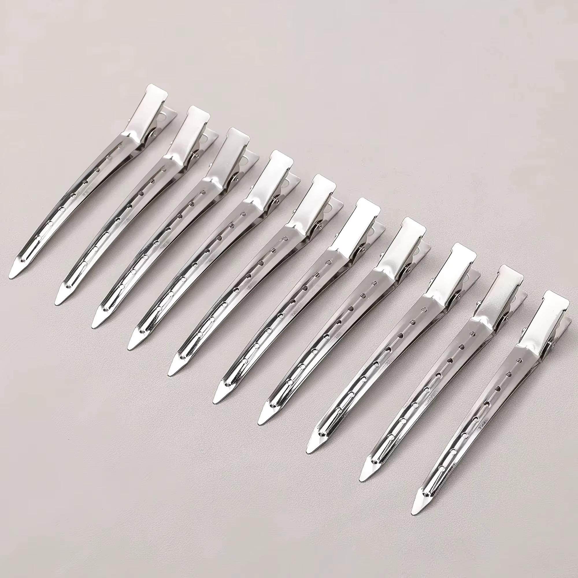 Pinces de soins capillaires pour femmes, pinces de séparation en métal et acier pour coiffure, barbi