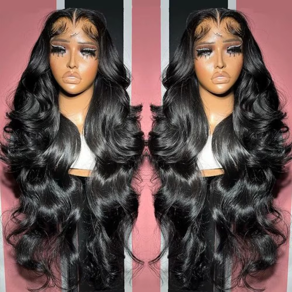 Perruque Lace Front Wig naturelle Body Wave, 13x6, HD, cheveux humains, 13x6