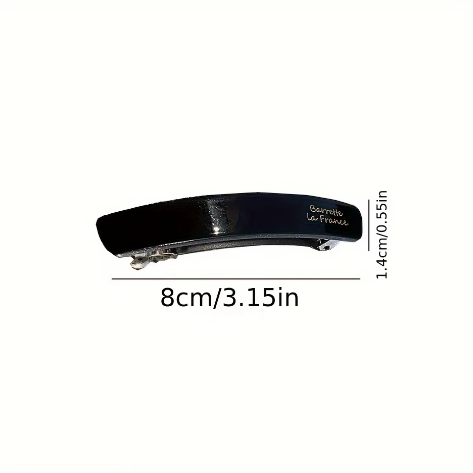 Pince à cheveux en acétate, Barrettes géométriques colorées élégantes, épingle à cheveux, accessoire