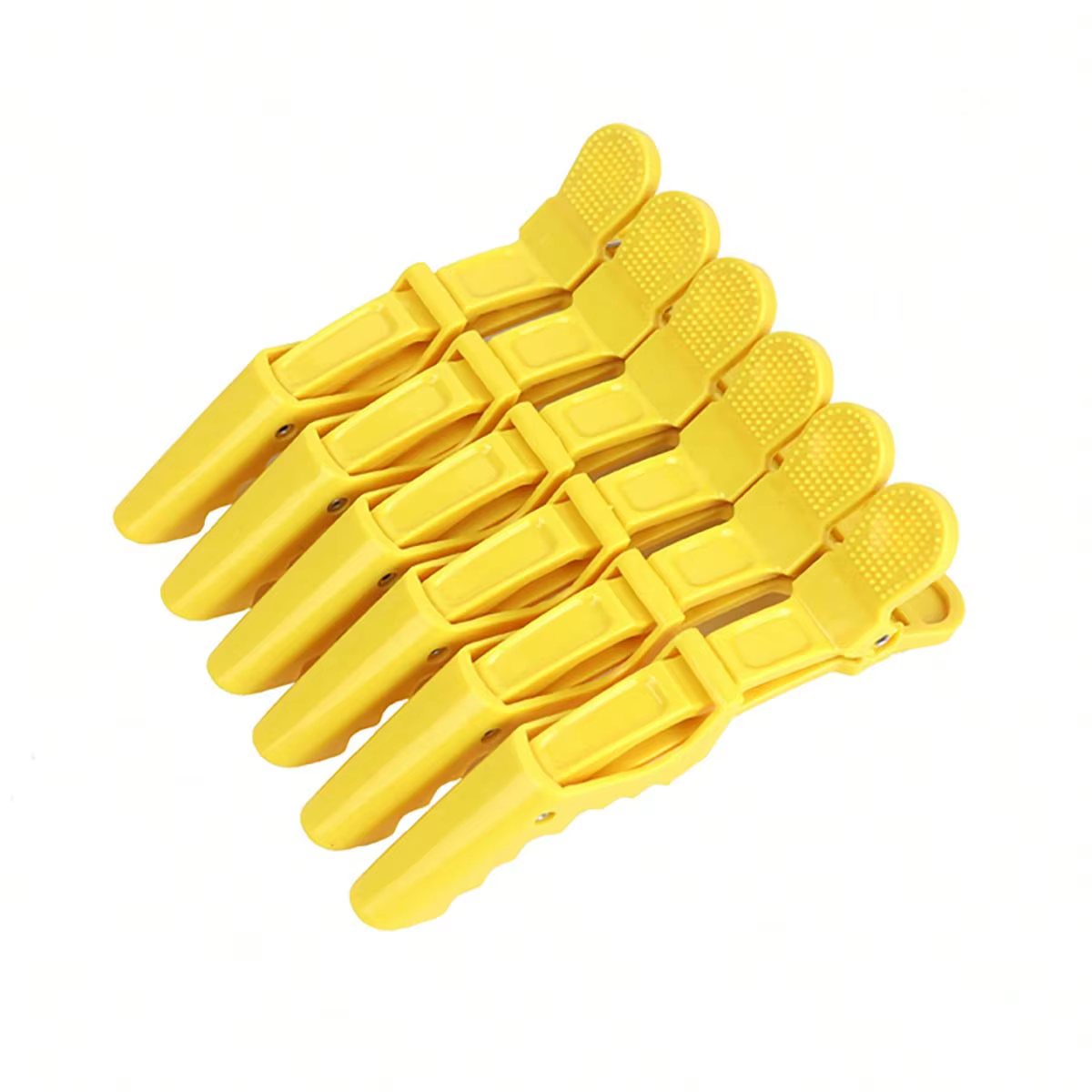 Pinces à cheveux Alligator, 6 pièces, Section de griffe, épingle à cheveux requin, pinces antidérapa