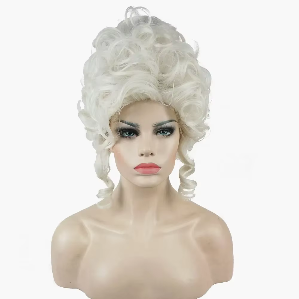 StrongBeauty Marie Antoinette princesse cheveux bouclés moyens perruques Cosplay