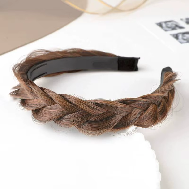 Bandeau tressé pour perruque, accessoire de mode pour femme, serre-tête anti-emmêlement, fixation de