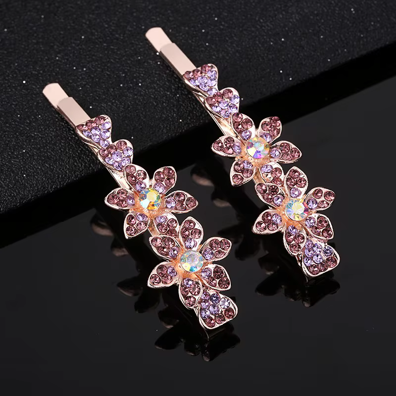Pince à cheveux en cristal de diamant et accessoires pour cheveux, couvre-chef polyvalent et doux, t